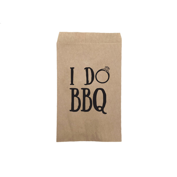 I Do BBQ Treat Favor Bags