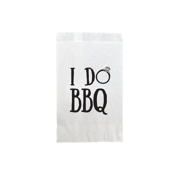 I Do BBQ Treat Favor Bags