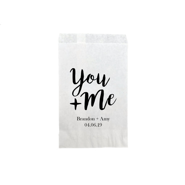 You + Me Treat Favor Bags