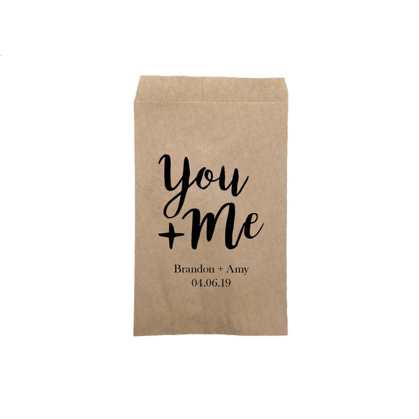 You + Me Treat Favor Bags