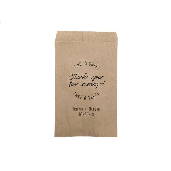 Love Is Sweet Treat Favor Bags 2