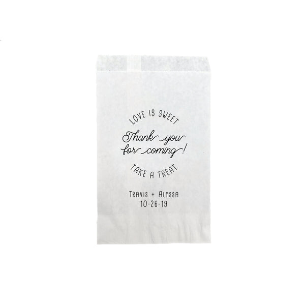 Love Is Sweet Treat Favor Bags 2
