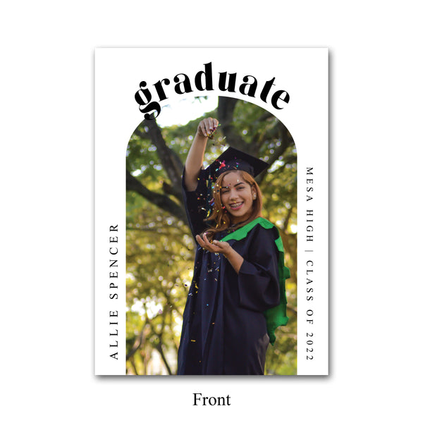 Graduation Announcement Photo Card with Envelope 11