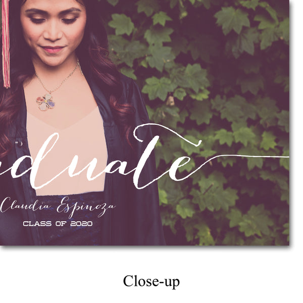 Graduation Announcement Photo Card with Envelope 3