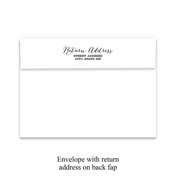 Graduation Announcement Photo Card with Envelope 3