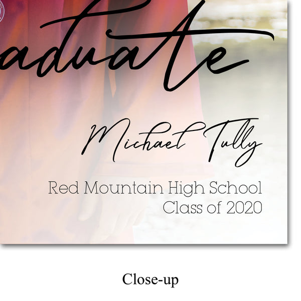 Graduation Announcement Photo Card with Envelope 4