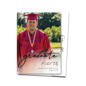 Graduation Announcement Photo Card with Envelope 4