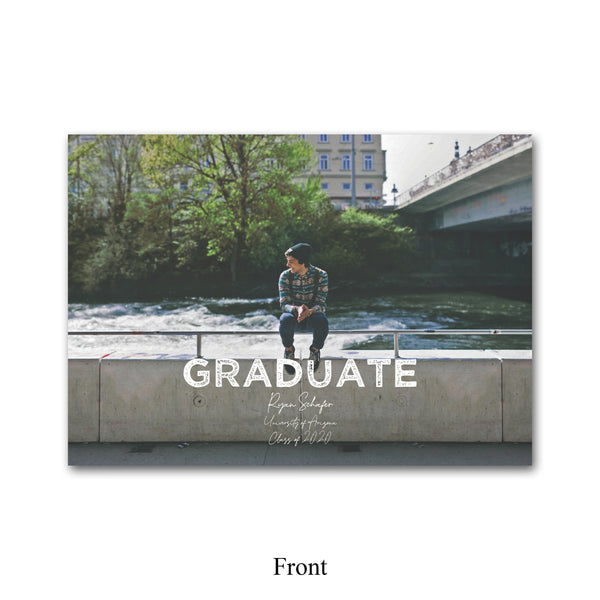 Graduation Announcement Photo Card with Envelope 6