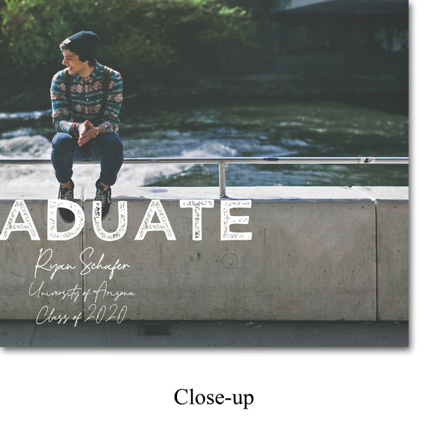 Graduation Announcement Photo Card with Envelope 6