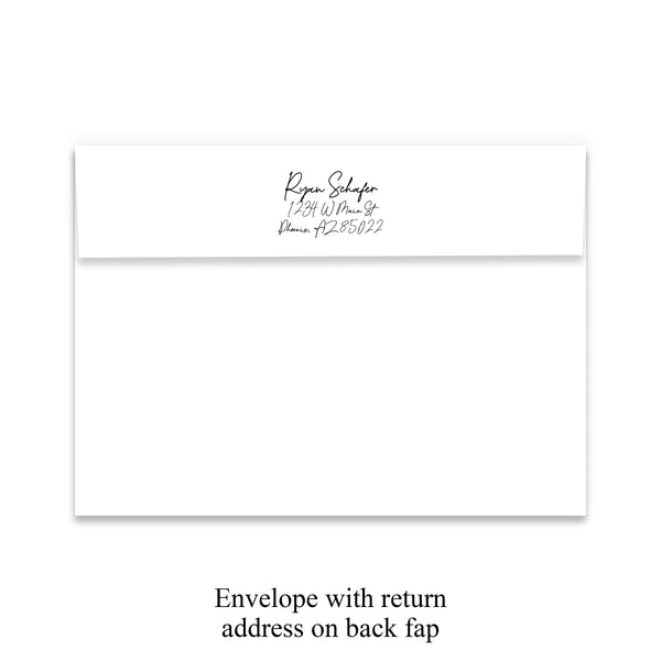 Graduation Announcement Photo Card with Envelope 6