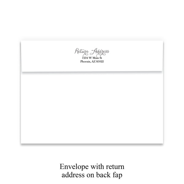 Photo Thank You Card with Envelope 6