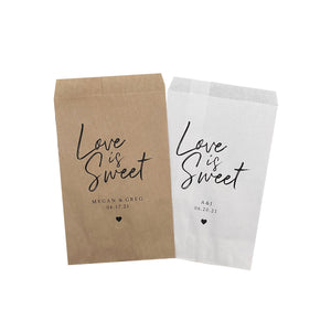 Love Is Sweet Treat Favor Bags 1