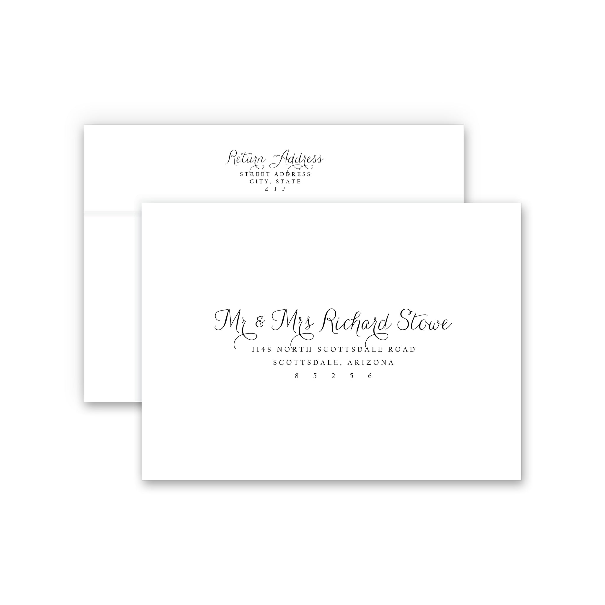 A7 envelopes - Guest & Return Address Printing 11