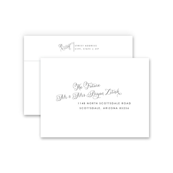 A7 envelopes - Guest & Return Address Printing 13