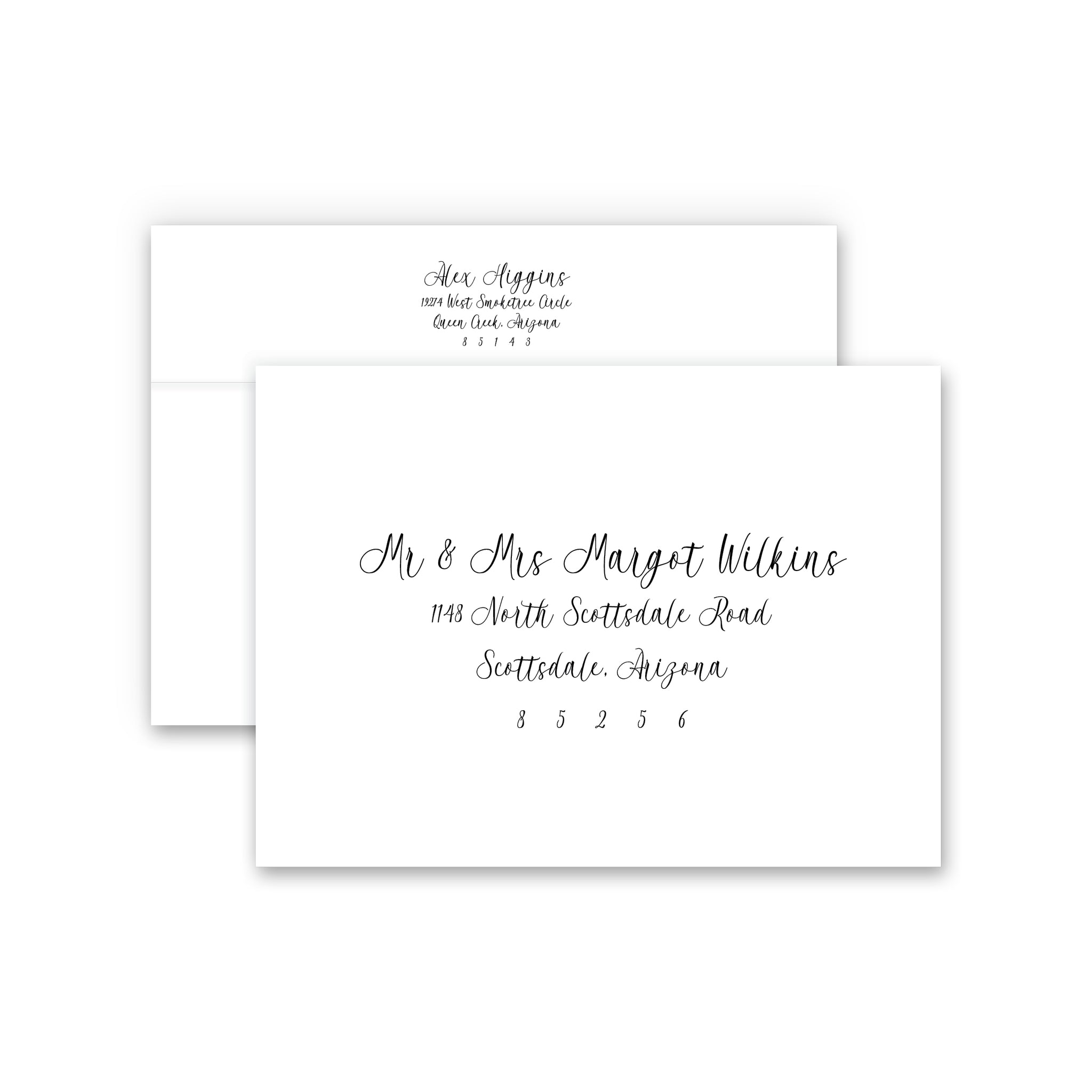 A7 envelopes - Guest & Return Address Printing 15