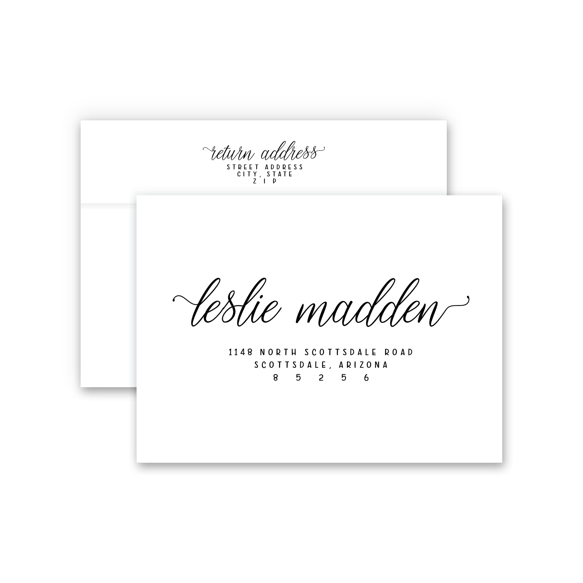 A7 envelopes - Guest & Return Address Printing 9