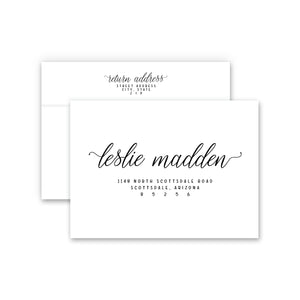 A7 envelopes - Guest & Return Address Printing 9